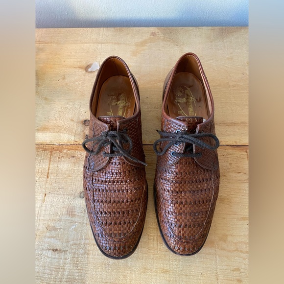 Unique AMBIORIX Brown Leather Men’s Casual Dress Shoes - 13 US - Picture 2 of 5